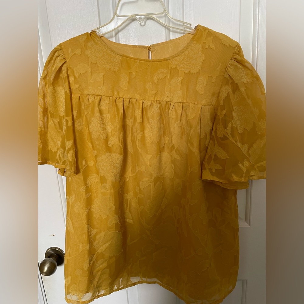 Yellow blouse XL